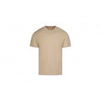 Fila Ανδρικό Κοντομάνικο T-Shirt Μπεζ