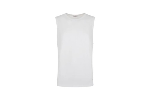 Fila Μπλούζα Αμάνικη Ανδρική (APCDMS25009 WHITE)
