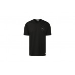 Fila Ανδρικό Κοντομάνικο T-Shirt Μαύρο
