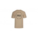 Fila Ανδρικό Κοντομάνικο T-Shirt Μπεζ