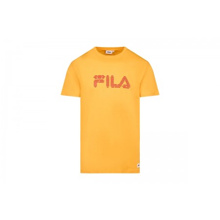 Fila Ανδρικό Κοντομάνικο T-Shirt Μουσταρδί