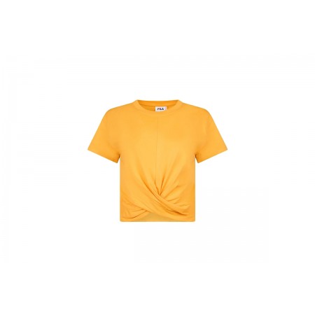 Fila Γυναικείο Κοντομάνικο T-Shirt Κίτρινο