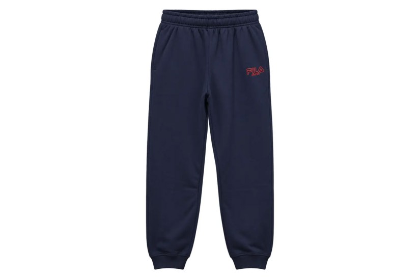 Fila Nivox Relaxed Fit Παιδικό Παντελόνι Φόρμας Μπλε Σκούρο
