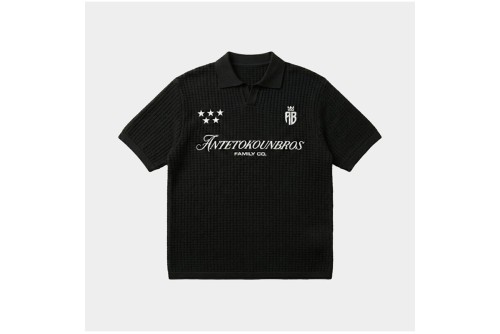 Antetokounbros Knitted Oversized Polo Ανδρικό (APUN262U35 001)