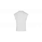 Fila Γυναικεία Αμάνικη Μπλούζα Λευκή