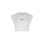 Fila Γυναικεία Αμάνικη Μπλούζα Λευκή