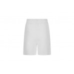 Fila Γυναικείο Αθλητικό Σορτς Λευκό