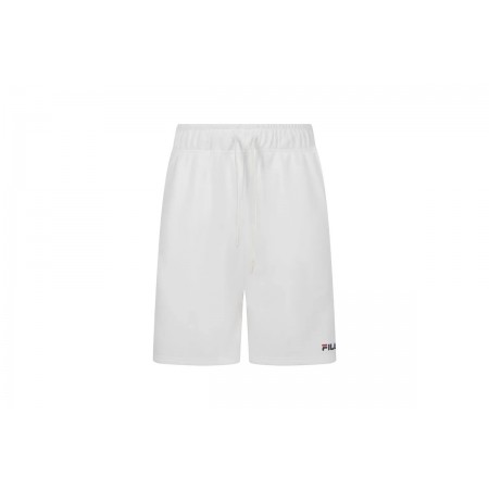 Fila Γυναικείο Αθλητικό Σορτς Λευκό