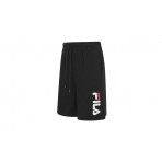 Fila Γυναικείο Αθλητικό Σορτς Μαύρο