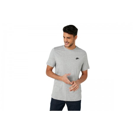 Nike Ανδρικό Κοντομάνικο T-Shirt Γκρι (AR4997 064)