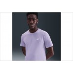 Nike Sportswear Club Ανδρικό Κοντομάνικο T-Shirt Λιλά