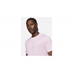 Nike Ανδρικό Κοντομάνικο T-Shirt Ροζ (AR4997 665)