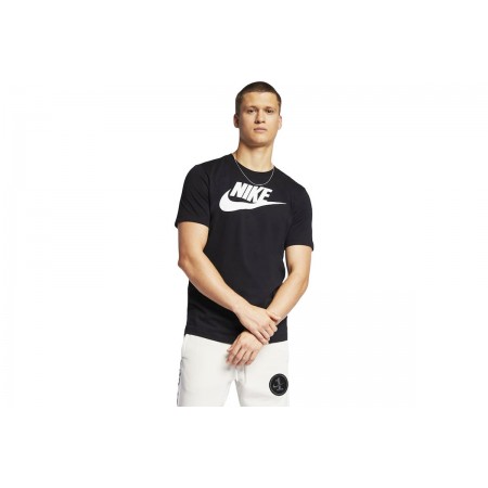 Nike Ανδρικό Κοντομάνικο T-Shirt Μαύρο (AR5004 010)