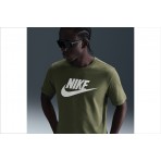 Nike Sportswear Ανδρικό Κοντομάνικο T-Shirt Λαδί