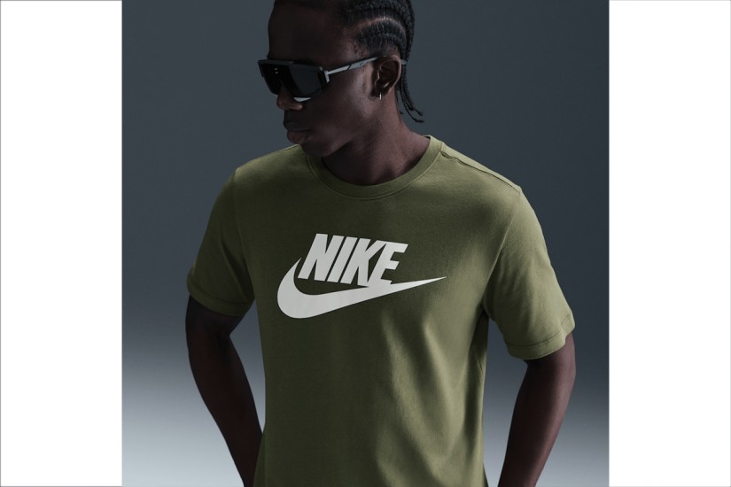 Nike Sportswear Ανδρικό Κοντομάνικο T-Shirt Λαδί