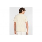 Nike Sportswear Ανδρικό Κοντομάνικο T-Shirt Μπεζ