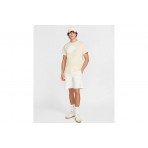 Nike Sportswear Ανδρικό Κοντομάνικο T-Shirt Μπεζ