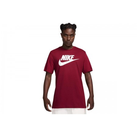 Nike Sportswear Ανδρικό Κοντομάνικο T-Shirt Βυσσινί
