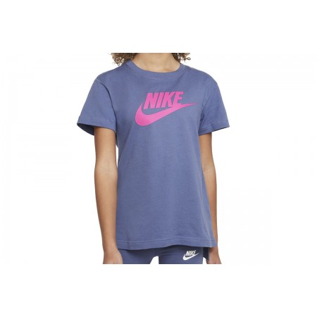 Nike Sportswear Futura Icon Παιδικό Κοντομάνικο T-Shirt Μπλε