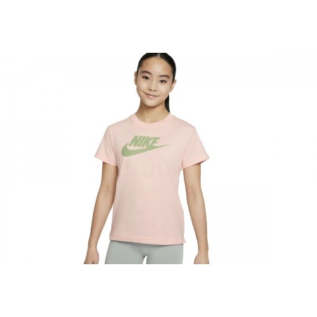 Nike Sportswear Futura Icon Παιδικό Κοντομάνικο T-Shirt Σομόν