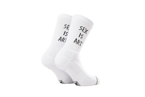 Bee Unusual Sex Is Art Κάλτσες Ψηλές 1 Ζευγάρι (AS-240120 WHITE)