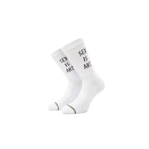 Bee Unusual Sex Is Art Ψηλές Κάλτσες 1 Ζευγάρι (AS-240120 WHITE)