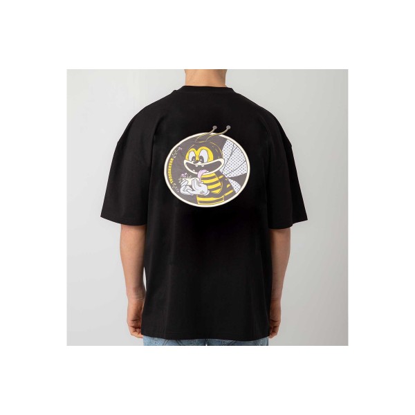 Bee Unusual High Flowers Oversized T-Shirt Ανδρικό (AT-253345)