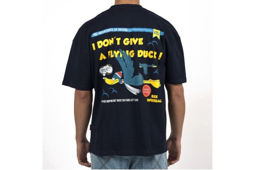 Bee Unusual Flying Duck Oversized T-Shirt Ανδρικό (AT-253353)