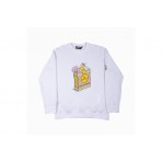 Bee Unusual High Flowers Crew Neck Ft Μπλούζα Με Λαιμόκοψη Ανδρική (AT-256665)