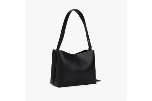 Tommy Jeans Logo Plaque Hobo Τσάντα Ώμου - Χειρός (AW0AW17871 BDS)