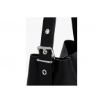 Tommy Jeans Logo Plaque Hobo Τσάντα Ωμου Fashion (AW0AW17871 BDS)