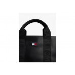 Tommy Jeans Essential Repeat Logo Γυναικεία Τσάντα Shopper Μαύρη 7L