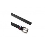 Tommy Jeans Flag Square Buckle Leather Ζώνη Casual (AW0AW18099 BDS)