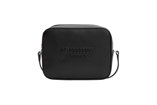 Tommy Jeans Essential Logo Τσαντάκι Χιαστί - Ώμου (AW0AW18451 BDS)
