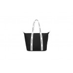 Tommy Jeans Essential Repeat Logo Γυναικεία Τσάντα Tote Μαύρη, Λευκή 38L