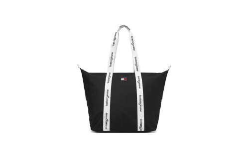 Tommy Jeans Essential Repeat Logo Τσάντα Tote 38L (AW0AW18461 BDS)