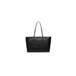Tommy Jeans Essential Textured Logo Γυναικεία Τσάντα Tote Μαύρη 10,8L