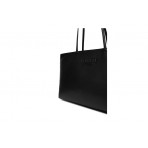 Tommy Jeans Essential Textured Logo Γυναικεία Τσάντα Tote Μαύρη 10,8L