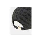 Guess Katya 4G Logo Baseball Καπέλο Strapback Ανθρακί, Μαύρο