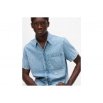 Karl Lagerfeld Denim Πουκάμισο Κοντομάνικο Ανδρικό (B2M16013 356)