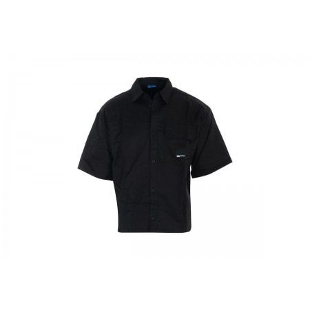 Karl Lagerfeld Linen Blend Πουκάμισο Κοντομάνικο Ανδρικό (B2M16019 999)