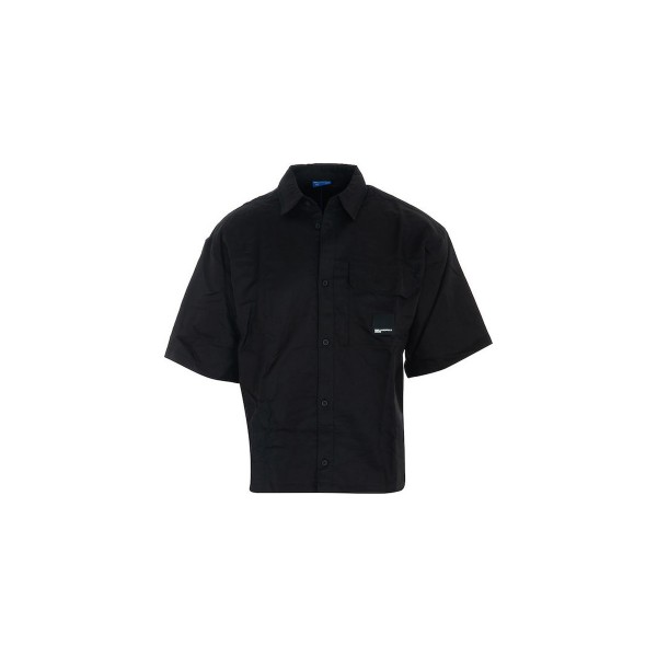 Karl Lagerfeld Linen Blend Πουκάμισο Κοντομάνικο Ανδρικό (B2M16019 999)