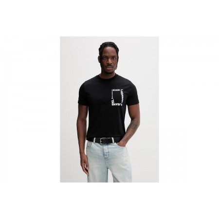 Karl Lagerfeld Frame Logo Ανδρικό Κοντομάνικο T-Shirt Μαύρο