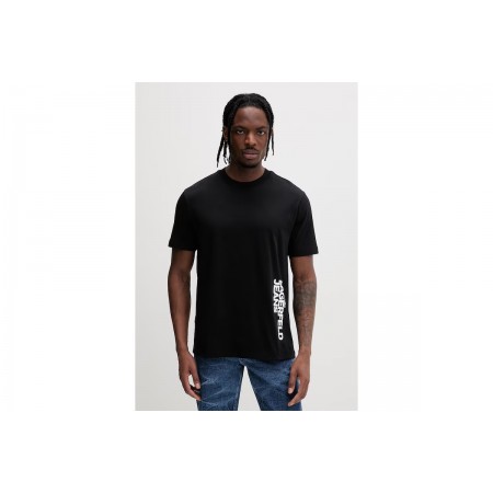 Karl Lagerfeld Vertical Logo T-Shirt Ανδρικό 