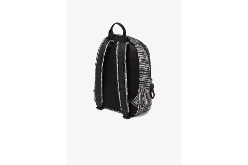 Karl Lagerfeld Essential Nylon Linear Logo Backpack (B2M30155 1IJ)