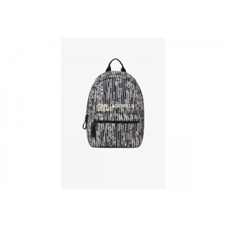Karl Lagerfeld Essential Nylon Linear Logo Backpack 