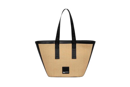 Karl Lagerfeld Box Logo Raffia Τσάντα Tote (B2W30113 106)
