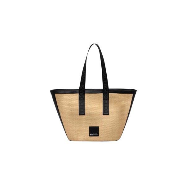 Karl Lagerfeld Box Logo Raffia Τσάντα Tote (B2W30113 106)