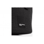 Karl Lagerfeld Logo Woven Raffia Γυναικεία Τσάντα Tote Μαύρη