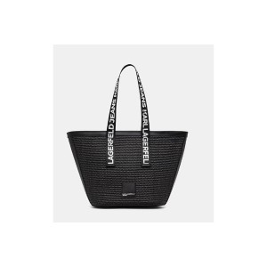 Karl Lagerfeld Box Logo Raffia Τσάντα Tote (B2W30113 999)